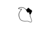 Leptomerinthoprora brevipennis Rehn, 1905: Fig. 4D VIII. epiphallus, lateral view (Leptomerinthoprora occidentalis). (Otu).