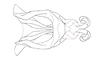 Dichroplus mantiqueirae Ronderos, Carbonell & Mesa, 1968: Fig. 106. cingulum and endophallus, dorsal view. (Otu).