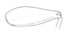 Ceuthophilus (Geotettix) fusiformis Scudder, 1894: Fig. 499. male, caudal femur (Lincoln, NE). (Otu).