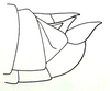 Paraphysemacris spinosus Dirsh, 1963: Fig. 38, 4. end of male abdomen, lateral view. (Otu).
