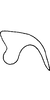 Pygofer appendages on Empoascanara (Empoascanara) nagpurensis (Distant, 1918): Pygofer dorsal appendage. (Observation).