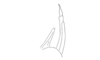 Cylindrotettix elongatus Roberts, 1975: Fig. 12E. aedeagus, lateral view. (Otu).