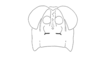 Talamancacris palustris Rowell, 1995: Fig. 6E. male face. (Otu).