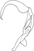 Aedeagus, lateral view: Aedeagus, lateral view. (Observation).