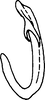 Aedeagus, lateral view on Atanus loriatus Cheng, 1980: Aedeagus, lateral view. (Observation).