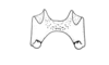 Tebacris nigrisoma Cigliano, 1989: Fig. 201. epiphallus, dorsal view. (Otu).