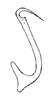 Aedeagus, lateral view on Carapona deserta Freytag, 2012: Male holotype: aedeagus, lateral view. (Observation).