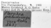 CollectionObject 1523806; 4e568ce0-c00d-4dd9-891e-73e9154d5e7b: labels (holotype of Parossa paludivaga). (CollectionObject).