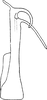 Aedeagus, ventral view on Empoascanara (Empoascanara) hongkongica Dworakowska, 1971: Aedeagus, ventral view. (Observation).