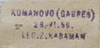 label. Depicts CollectionObject 1537729; 8c2a289e-ff4c-490d-922b-f0554c41f04d, a CollectionObject.