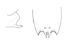 Pseudoscopas montanus Ronderos, 1987: Fig. G H. female subgenital plate, lateral and ventral view. (Otu).