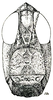 Scirtotypus aberrans Brunner von Wattenwyl, 1898: Fig. 38. female head, frontal view. (Otu).